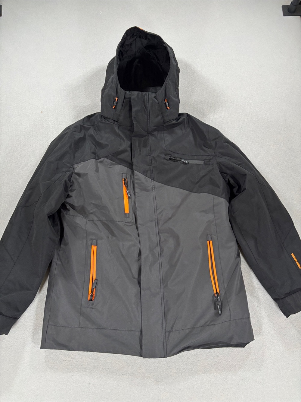 Men's Avalanche Adventure Black & Dark Gray Hooded jacket M